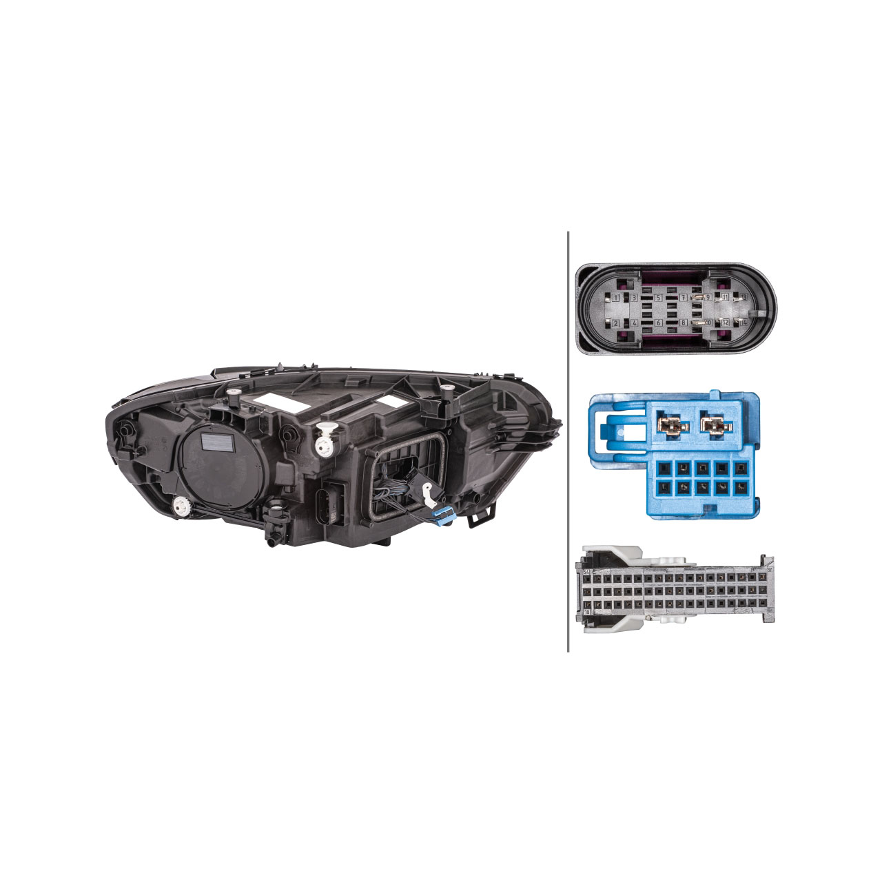 HELLA 1EX015086511 MULTIBEAM LED Scheinwerfer MERCEDES-BENZ CLA C118 X118 links