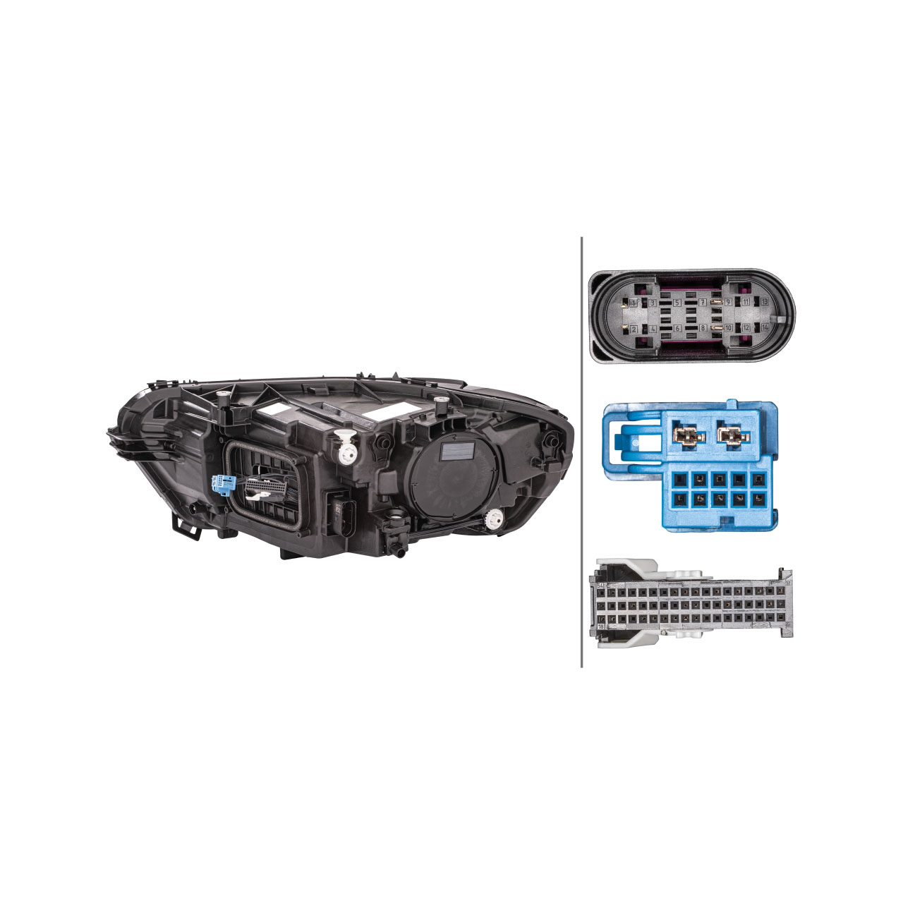 HELLA 1EX015086521 MULTIBEAM LED Scheinwerfer MERCEDES-BENZ CLA C118 X118 rechts