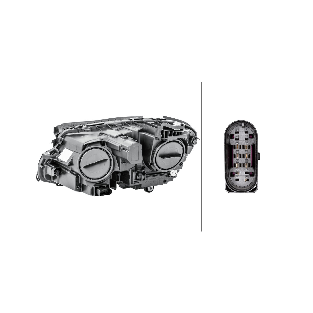 HELLA 1LG012076081 HALOGEN Scheinwerfer MERCEDES E-Klasse W213 S213 rechts 2138202461