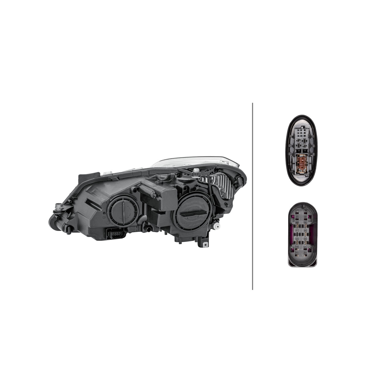 HELLA BI-XENON / LED Scheinwerfer MERCEDES-BENZ A207 C207 bis 05.2013 rechts 2078200639