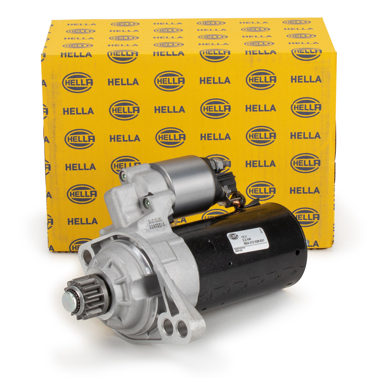 HELLA 8EA012528531 Anlasser Starter 12V 2,2kW AUDI A3 8V SEAT Leon VW Golf 7 Passat 1.6TDI