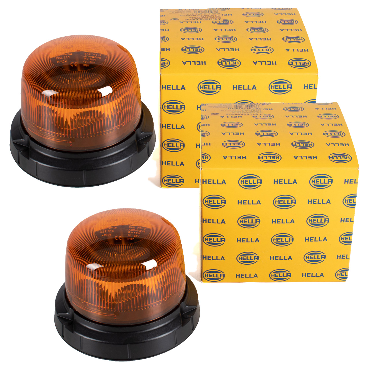 2RL 010 979-021 HELLA Rundumkennleuchte LED, gelb 1613, E1 3109 ▷ LKW  AUTODOC Preis und Erfahrung