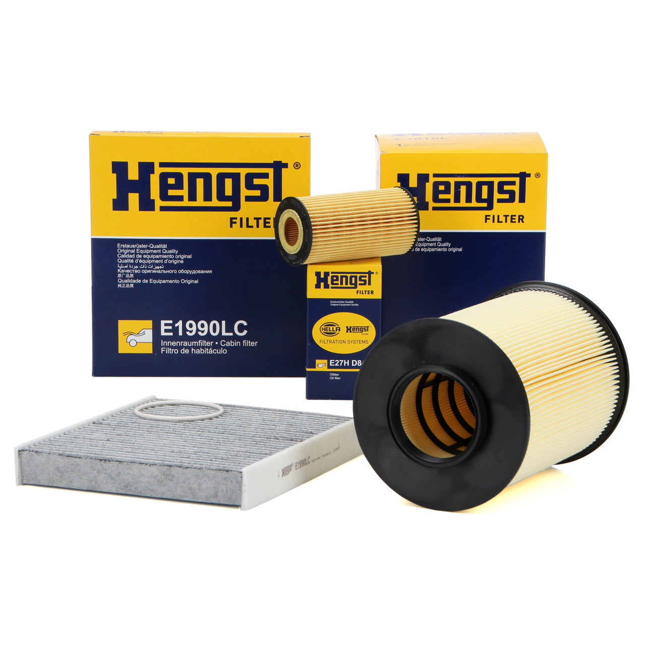 HENGST Filter-Set FORD Focus 2 MK2 2.5 RS 305 PS + 2.5 RS 500 350 PS