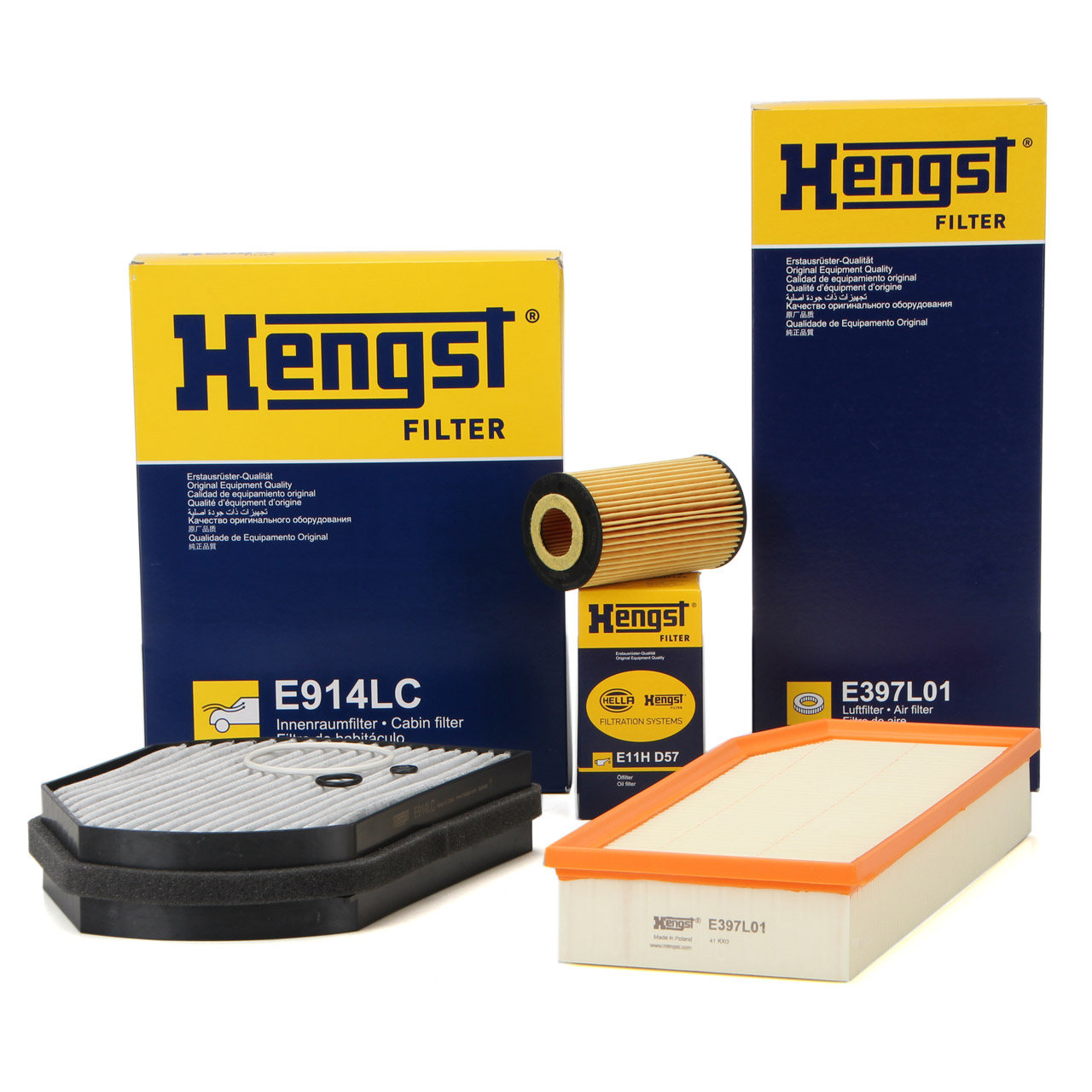 HENGST Filter-Set MERCEDES E-Klasse W210 S210 E200CDI E220CDI E270CDI OM611 OM612
