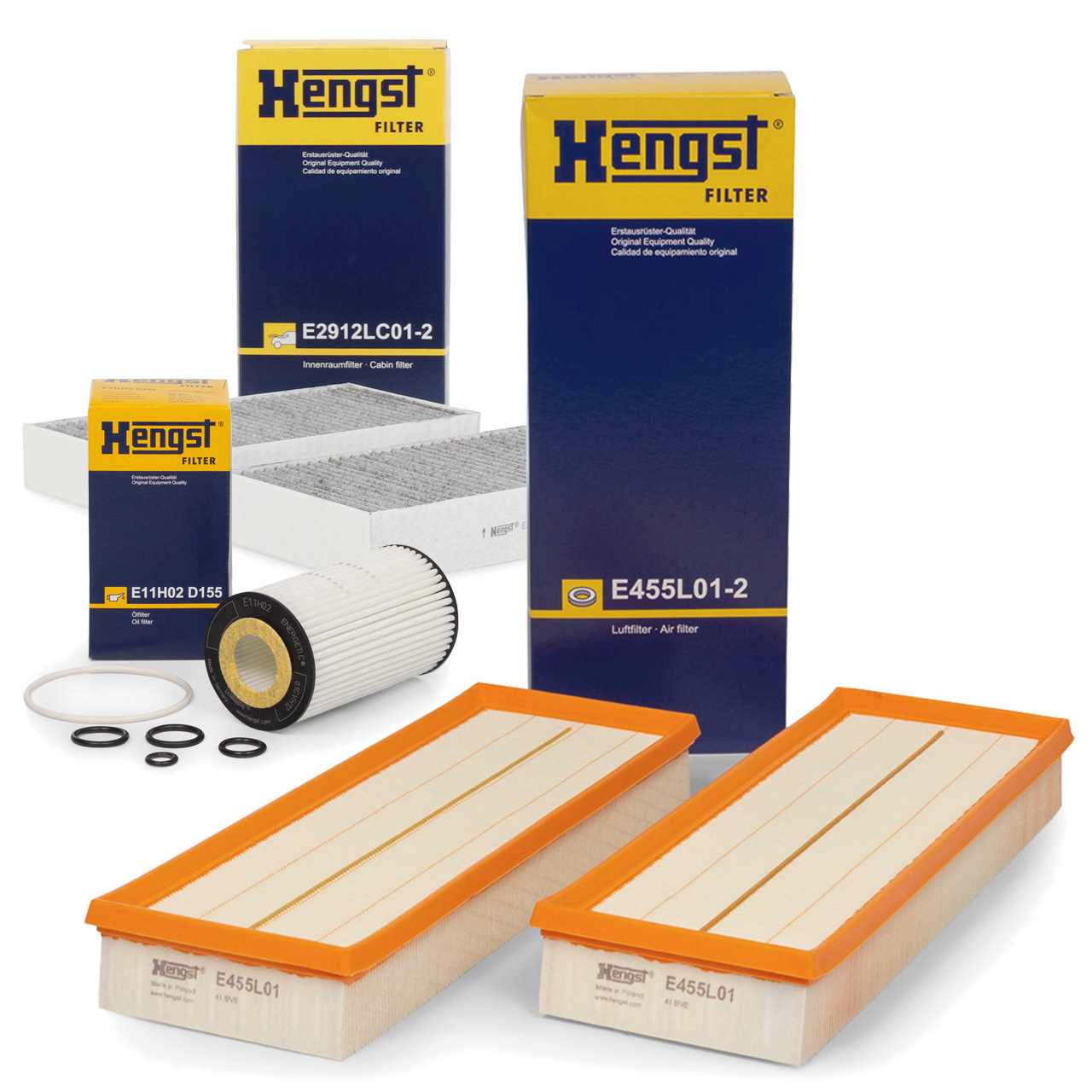 HENGST Filter-Set für MERCEDES X164 GL450/500 W164 ML350/500 W51 R280-500 4-matic