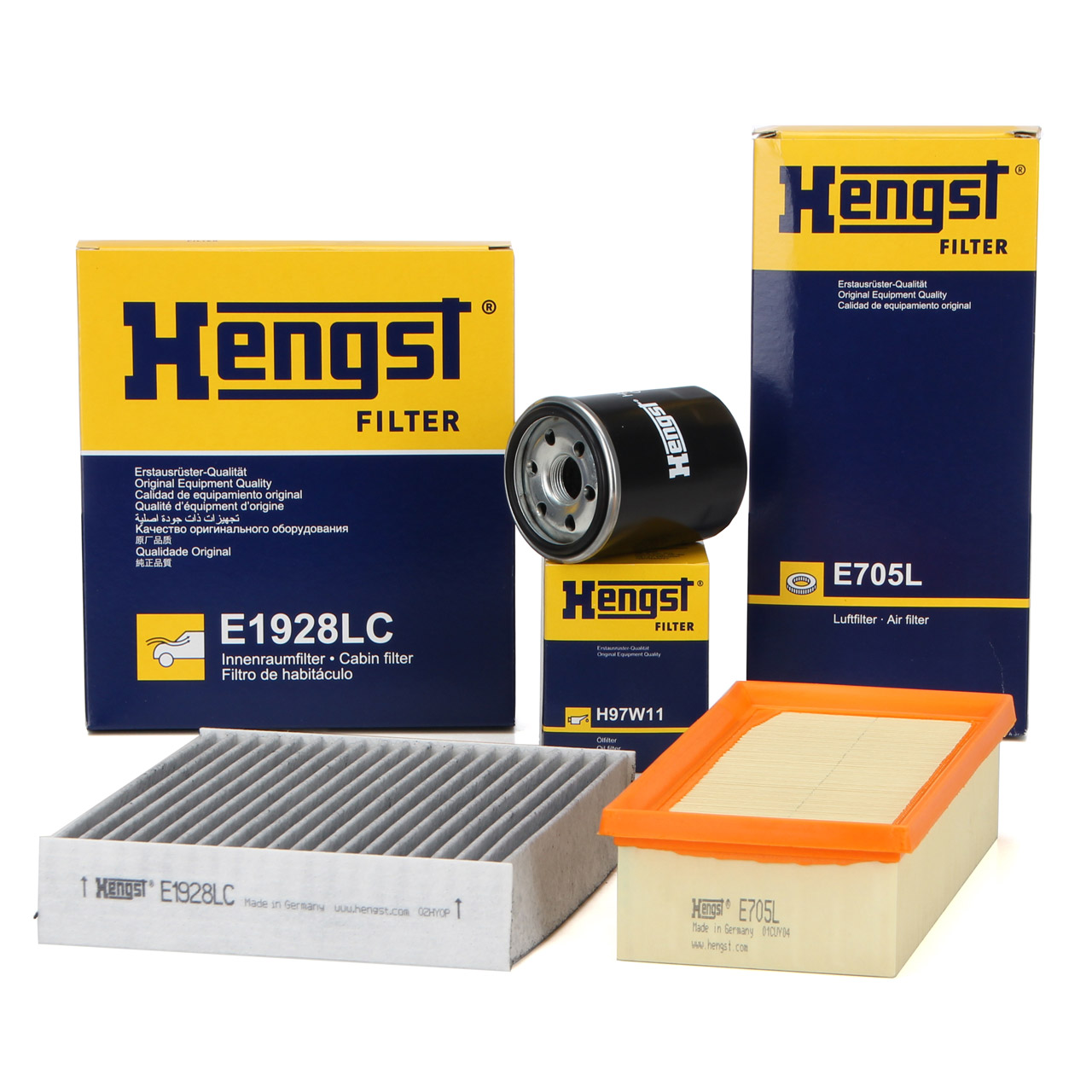 HENGST Filter-Set SMART ForFour (454) MITSUBISHI Colt 6 / CZC 1.1 1.3 1.5