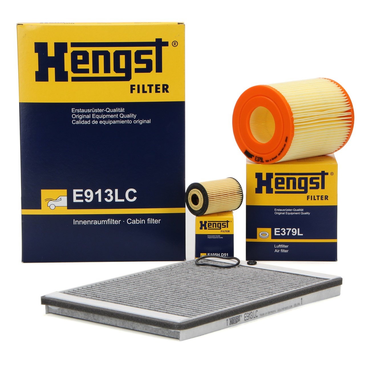 HENGST Filter-Set MERCEDES A-Klasse W168 A140-210 Vaneo 414 1.6 1.9 M166