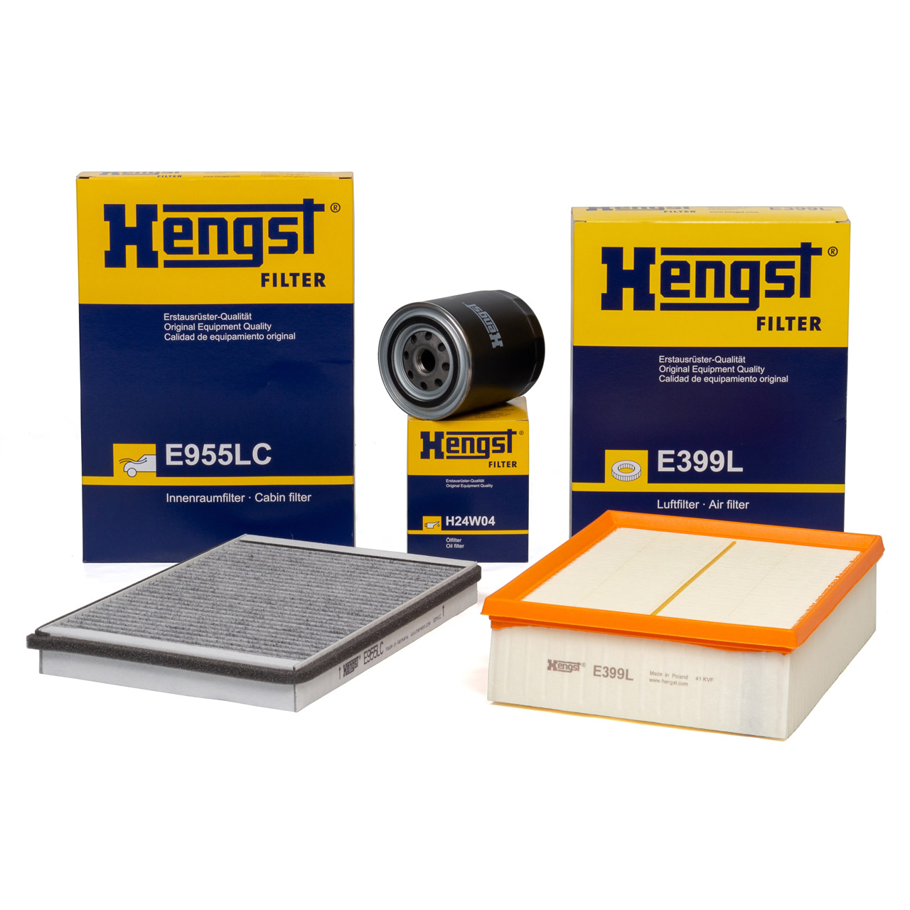 HENGST Filter-Set AUDI A4 (B6 B7) 2.4 163/170 PS + 3.0 218/220 PS