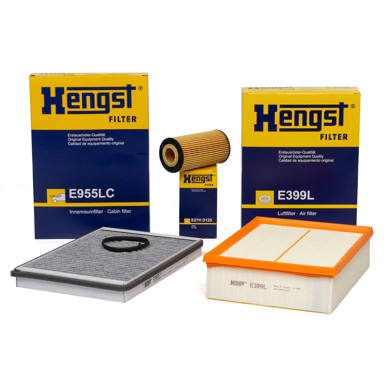 HENGST Filter-Set AUDI A4 (8E B7) SEAT Exeo (3R) 2.0 TFSI 170/200/220 PS