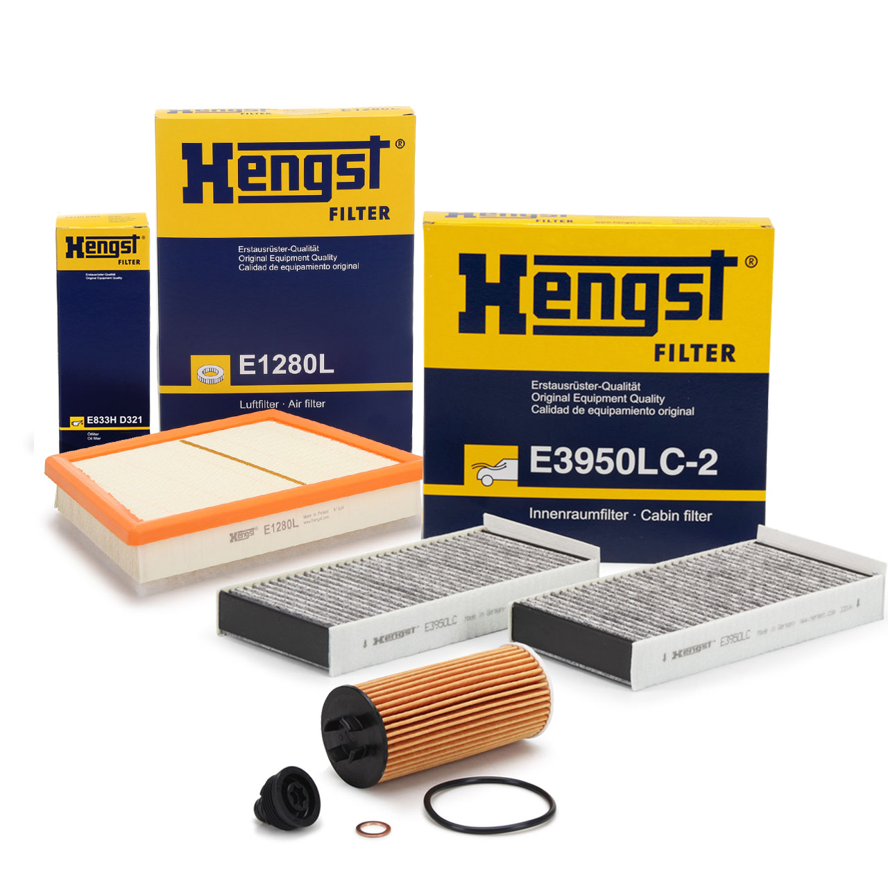 HENGST Filter-Set BMW 2er F45 F46 X1 F48 X2 F39 + MINI F54-60 One / Cooper