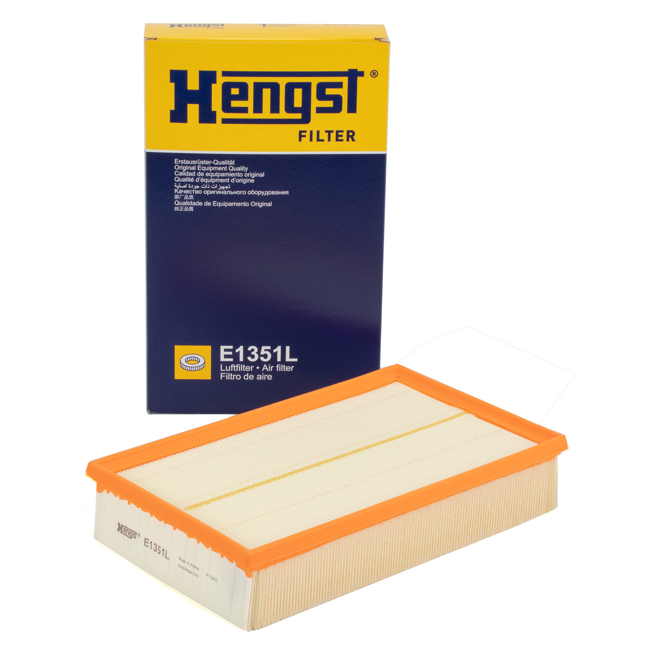 HENGST E1351L Luftfilter Motorluftfilter VW Multivan / Transporter T6 2.0 TDI 7E0129620