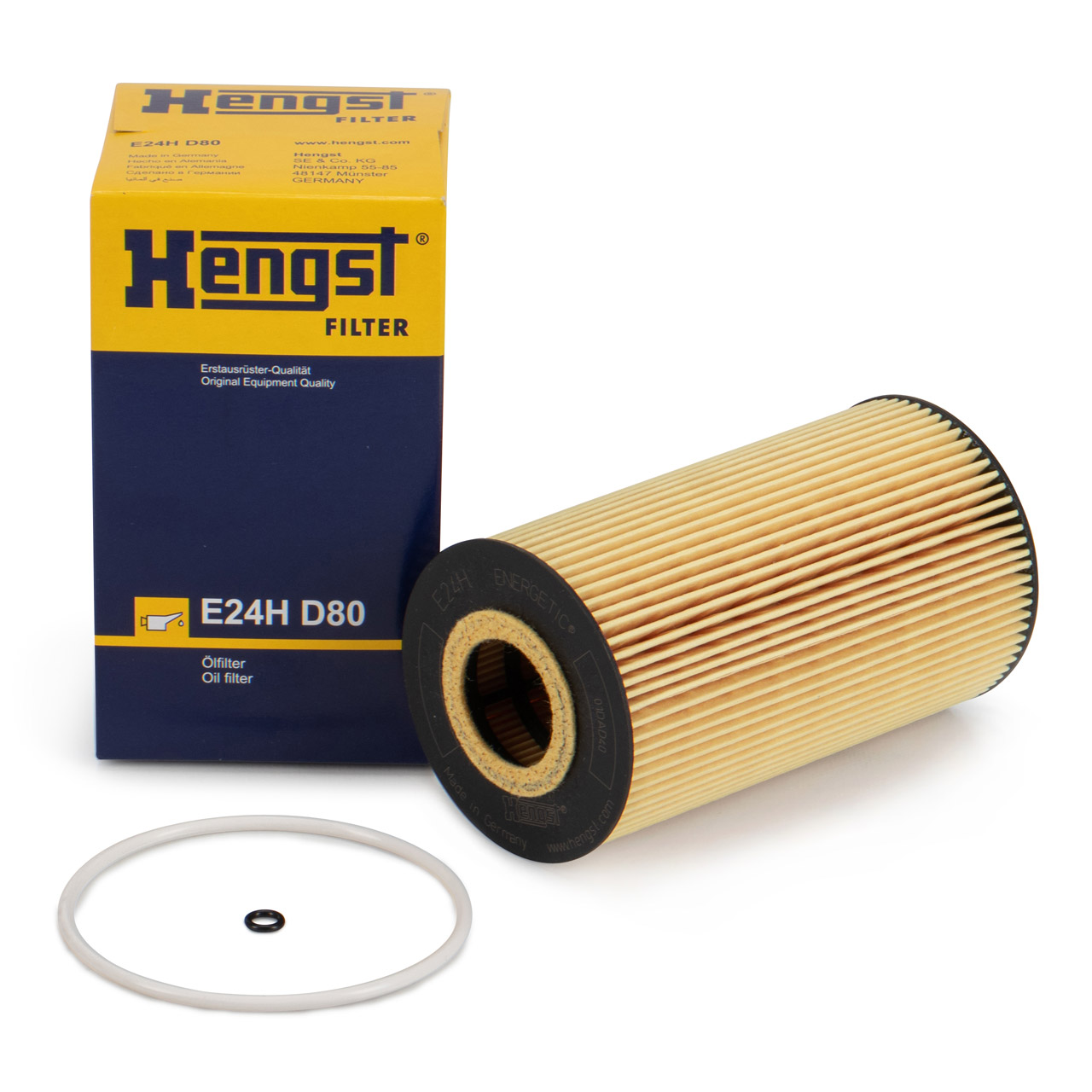 HENGST E24HD80 Ölfilter MERCEDES-BENZ E-Klasse W211 E400 CDI M-Klasse W163 G400 CDI OM628