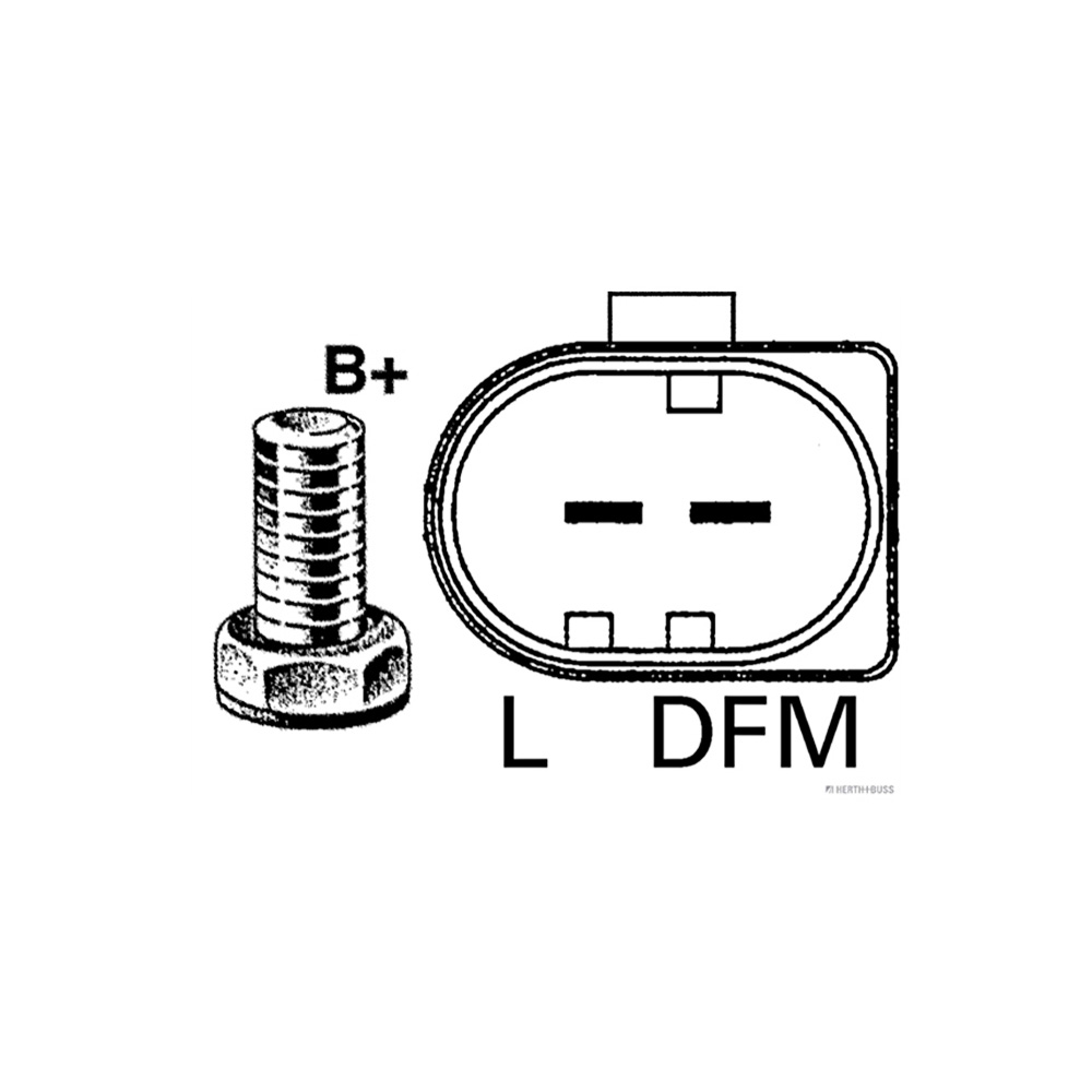 HERTH+BUSS ELPARTS Lichtmaschine 14V 180A VW Passat B6 B7 T5 T6 Crafter SKODA Superb 2