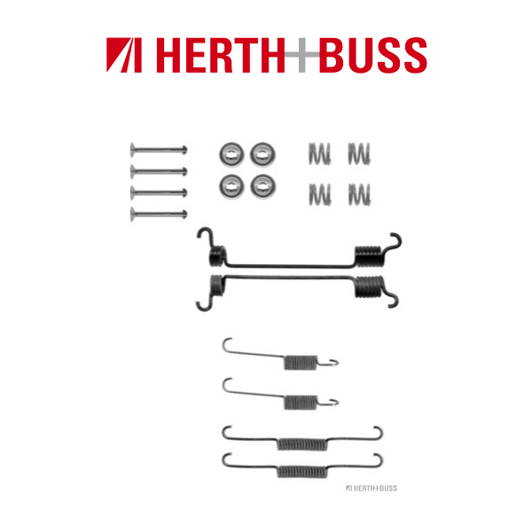 HERTH+BUSS JAKOPARTS Bremsbacken Zubehör für NISSAN MICRA II bis 02.2003 hinten