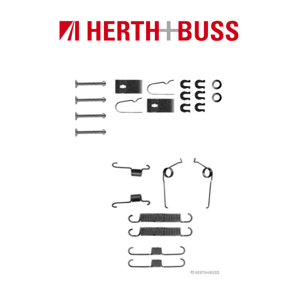 HERTH+BUSS JAKOPARTS Bremsbacken Zubehörsatz für DAIHATSU CHARADE III IV hinten