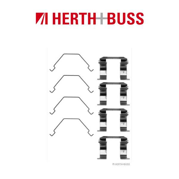 HERTH+BUSS JAKOPARTS Zubehörsatz Bremsbeläge für MAZDA 323 626 MX-6 XEDOS vorne