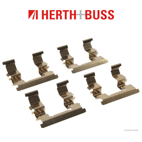 HERTH+BUSS JAKOPARTS Bremsbelag Zubehörsatz für MITSUBISHI L 200 2.4 4WD vorne