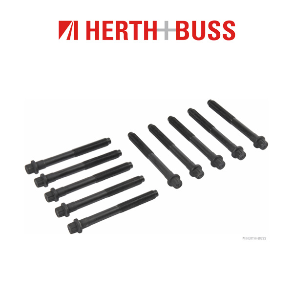 10x HERTH+BUSS JAKOPARTS Zylinderkopfschrauben M10x1,25mm für MITSUBISHI