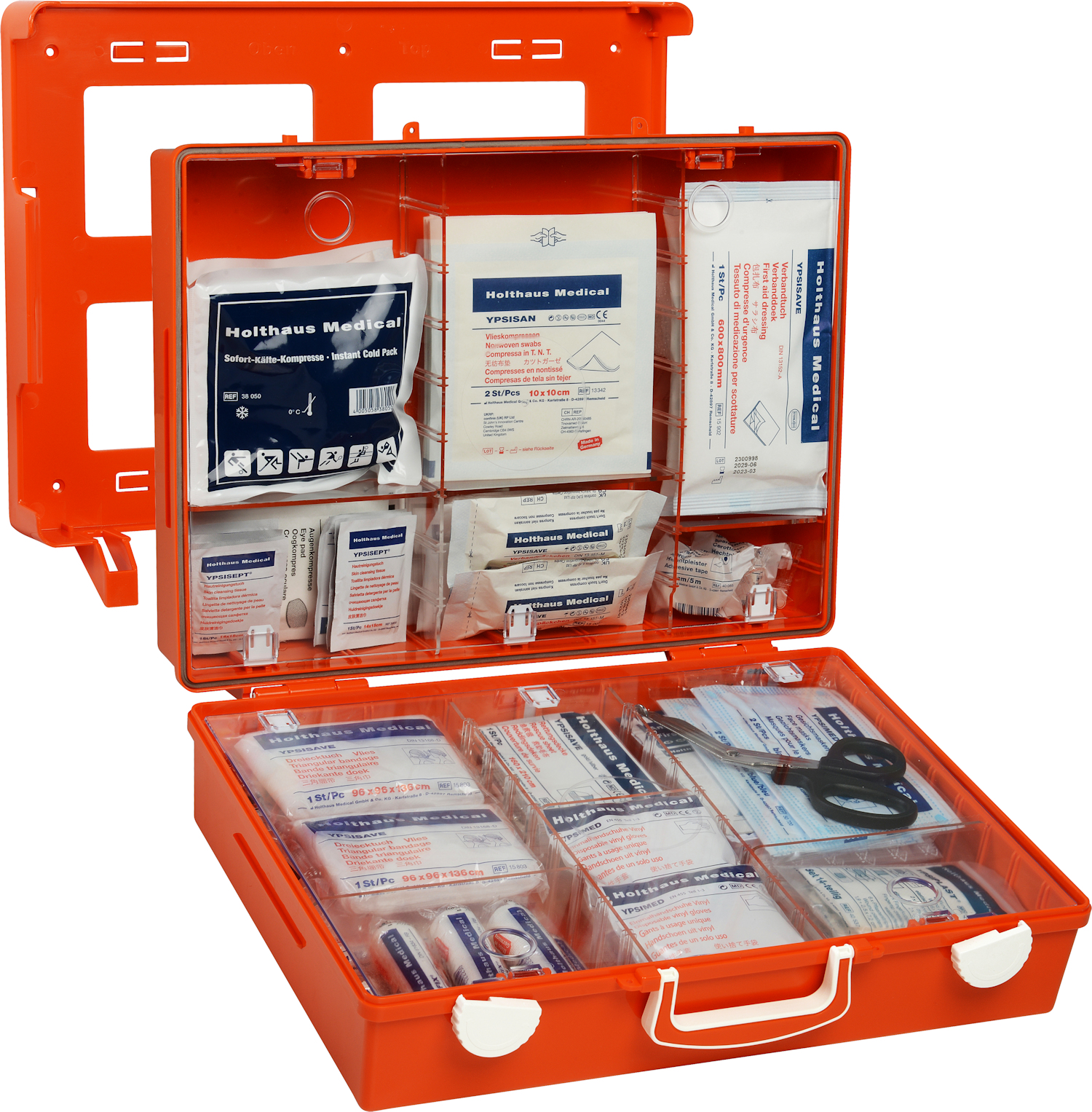 HOLTHAUS 67169 Erste Hilfe Koffer Verbandkasten Notfallkoffer Verbandkoffer DIN 13169
