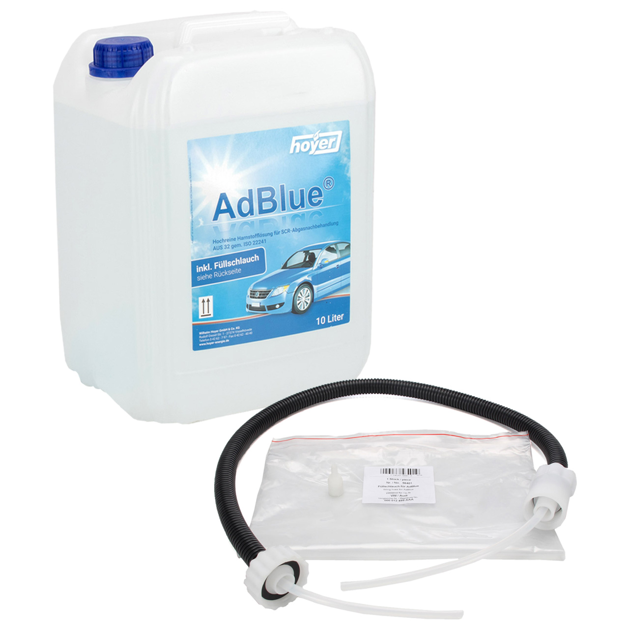 EUROLUB AdBlue Harnstofflösung mit Ausgießer 2x 5 = 10 Liter