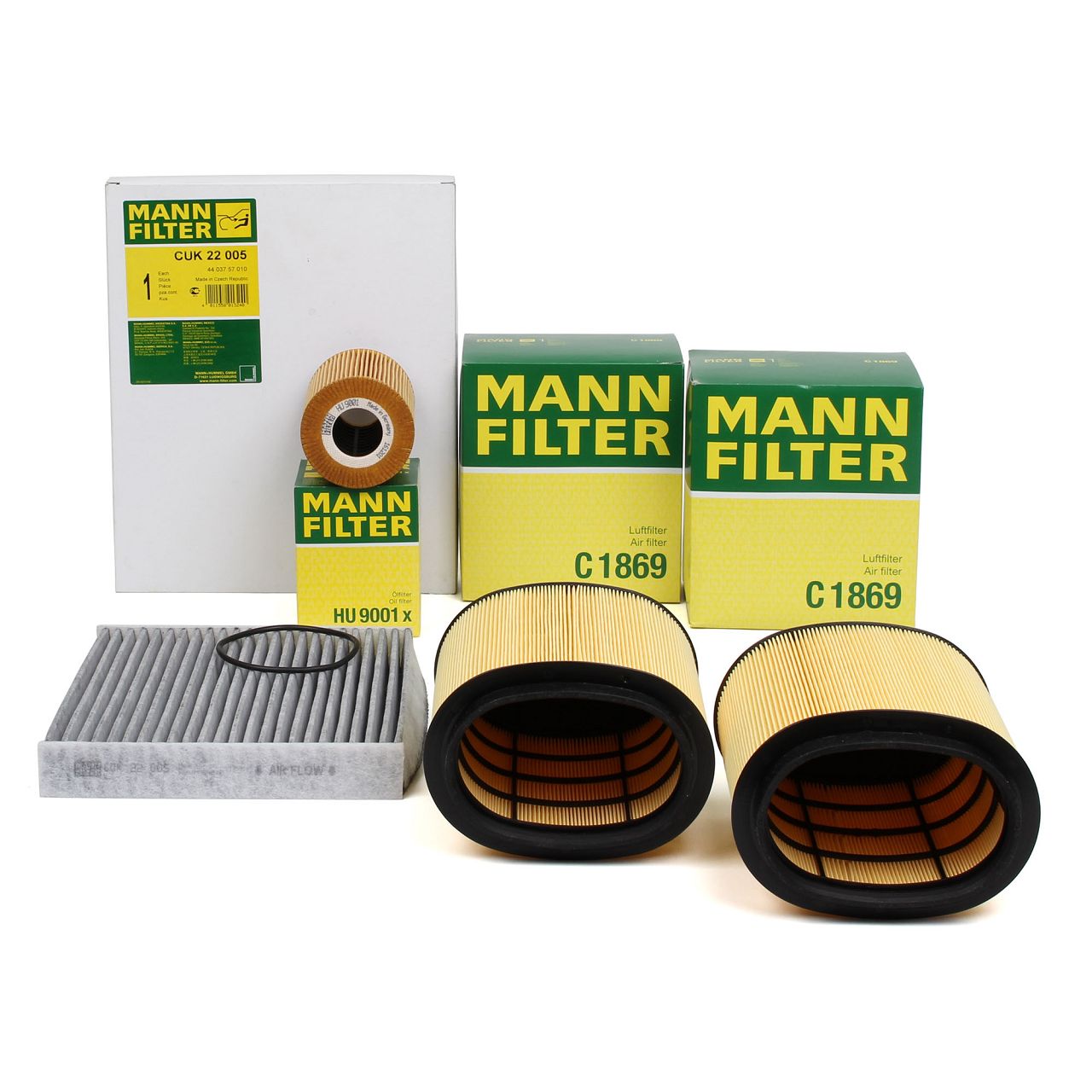 MANN Filter-Set PORSCHE Panamera (970) 4.8 GTS 430/440 PS