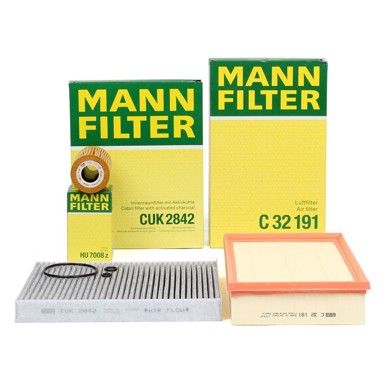 MANN Filter-Set 3-tlg VW Multivan Transporter T5 T6 2.0 TDI 84-140 PS