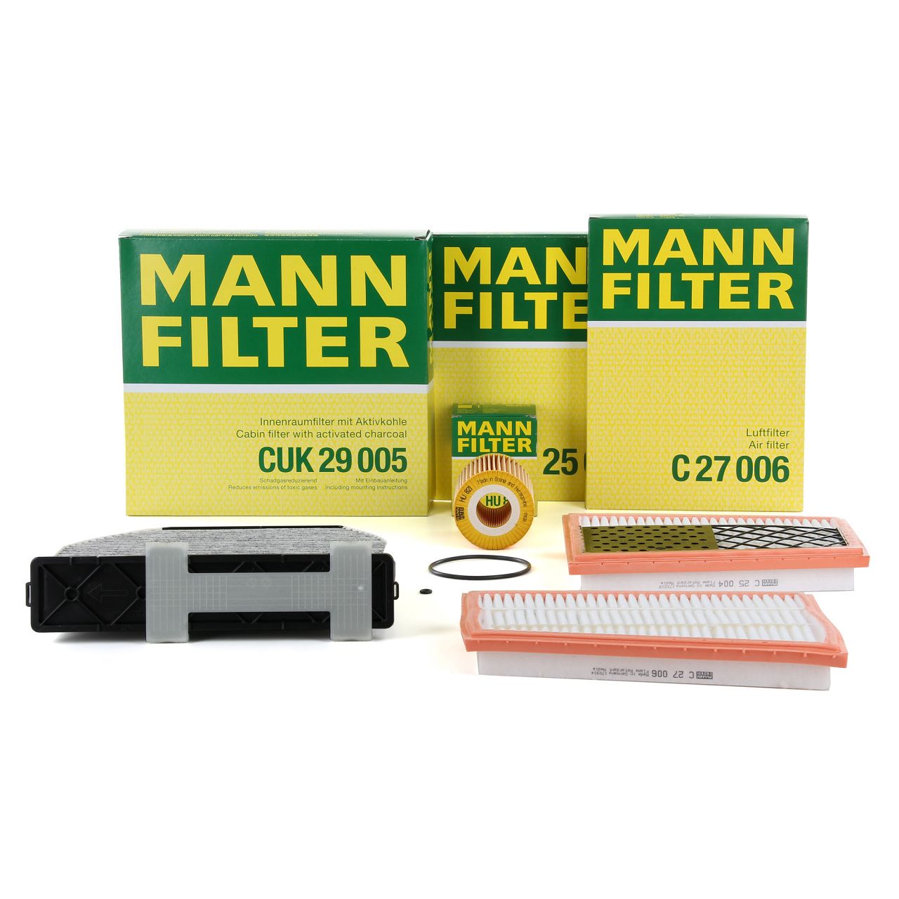 MANN Filter-Set 3-tlg MERCEDES C-Klasse W204 S204 GLK X204 320/350CDI 224 PS OM642