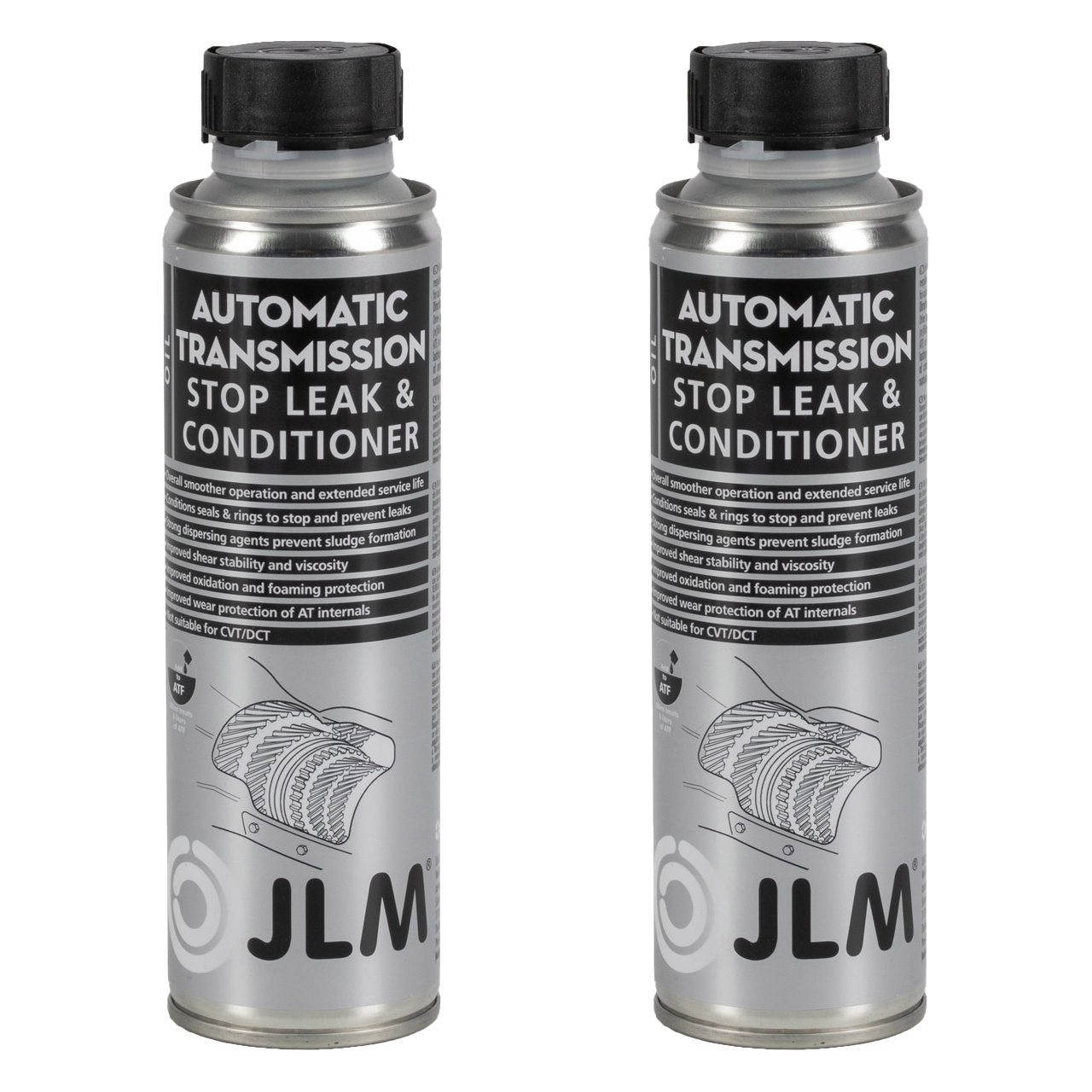 2x 250ml JLM Automatic Transmission Stop Leak & Conditioner Getriebe Abdichter Leck-Stop