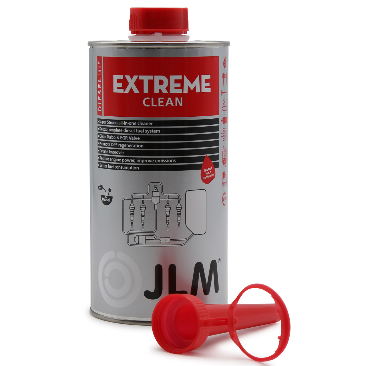 JLM J02360 Extrem Clean Diesel System Reiniger für AGR-Ventil 1L