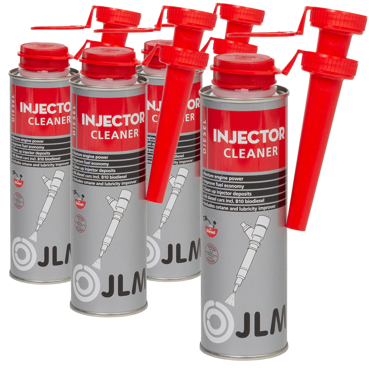 JLM DIESEL Einspritzdüsenreiniger Injektorenreiniger Ventilreiniger 4x 250ml