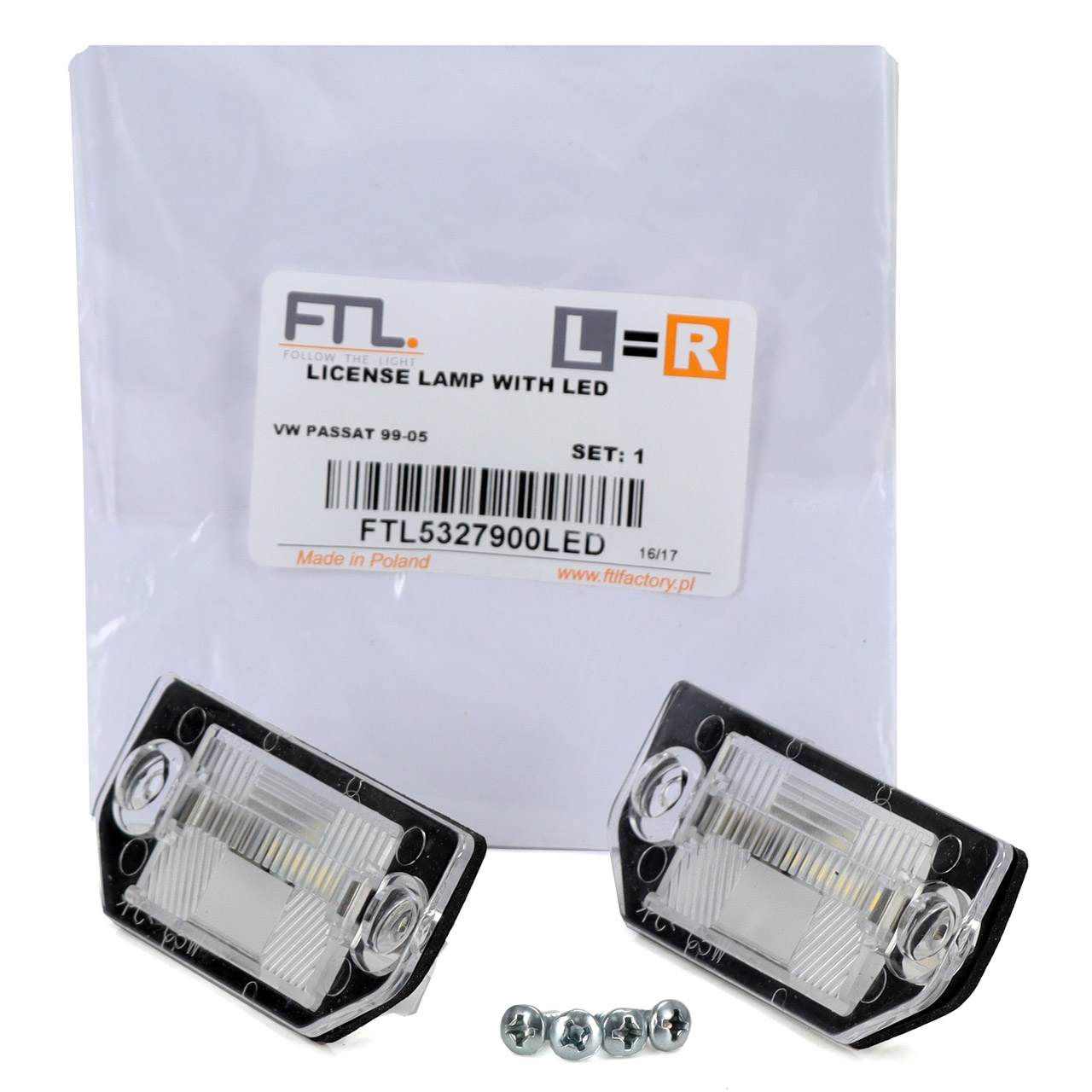 2x LED Kennzeichenleuchte VW Passat + Variant (3B2 3B5 B5) 1996-2000