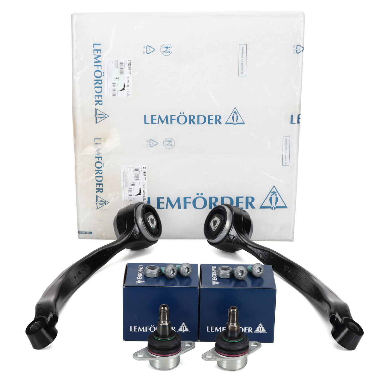 2x LEMFÖRDER Querlenker + Traggelenk BMW 3er E90 E91 E92 X1 E84 xDrive Vorderachse hinten