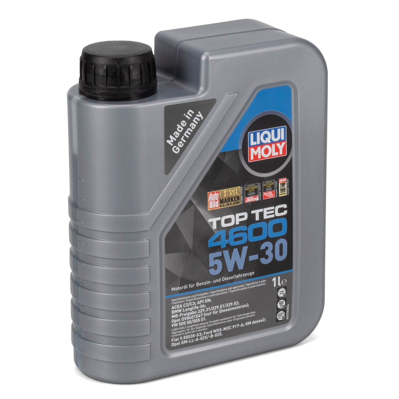 6L LIQUI MOLY TOP TEC 4600 5W-30 Motoröl + HERTH+BUSS Ölfilter ALFA ROMEO FIAT OPEL SAAB