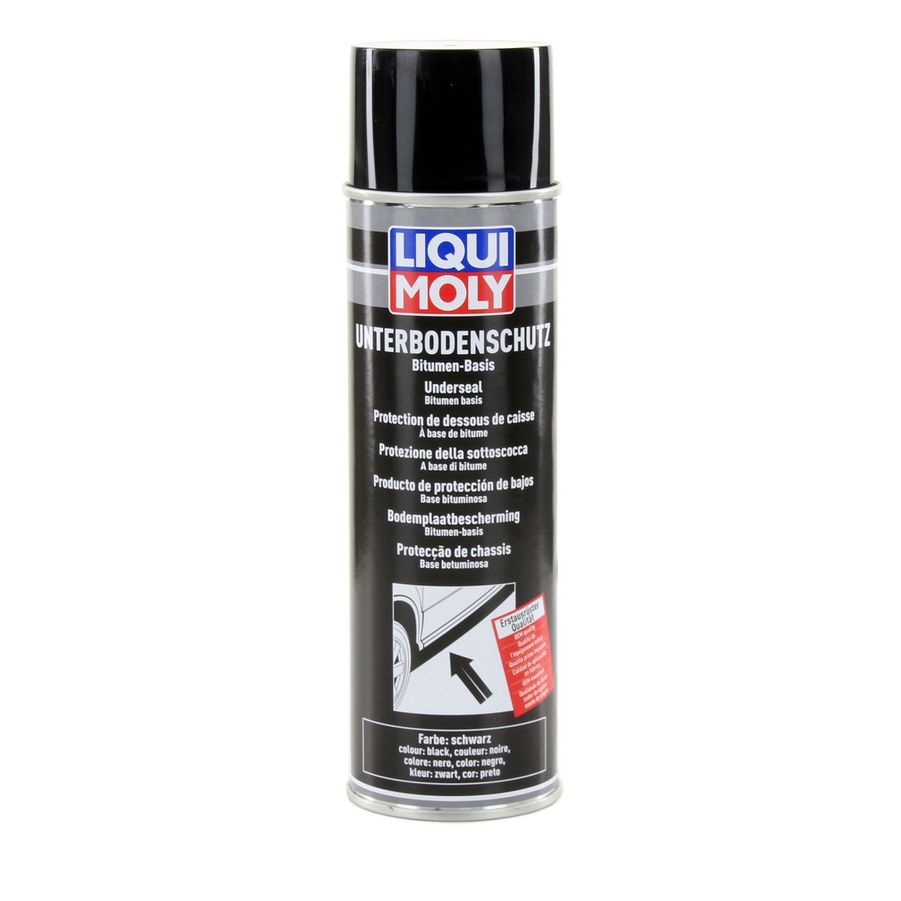 LIQUI MOLY 6111 Unterboden-Schutz Unterbodenschutz Bitumen SCHWARZ 500ml