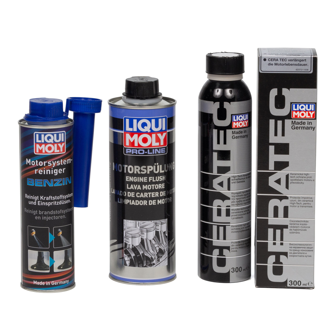 LIQUI MOLY Cera Tec Motor-System-Reiniger Benzin PRO-LINE Motorspülung