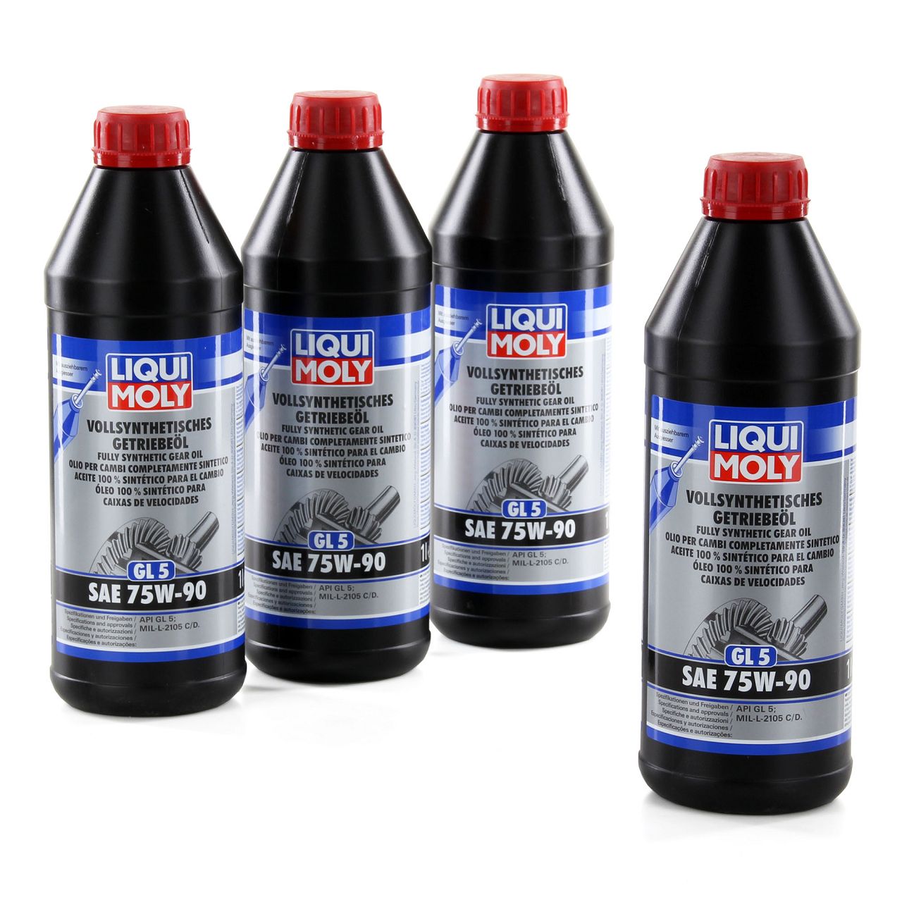 LIQUI MOLY Getriebeöl Schaltgetriebeöl GL-5 SAE 75W-90 4L 4 Liter 1414