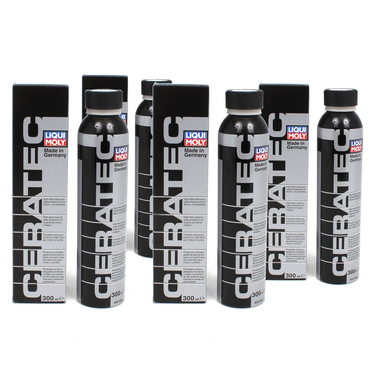 4x 300ml LIQUI MOLY 3721 CeraTec Keramik Verschleißschutz Öl Additiv Ceratec