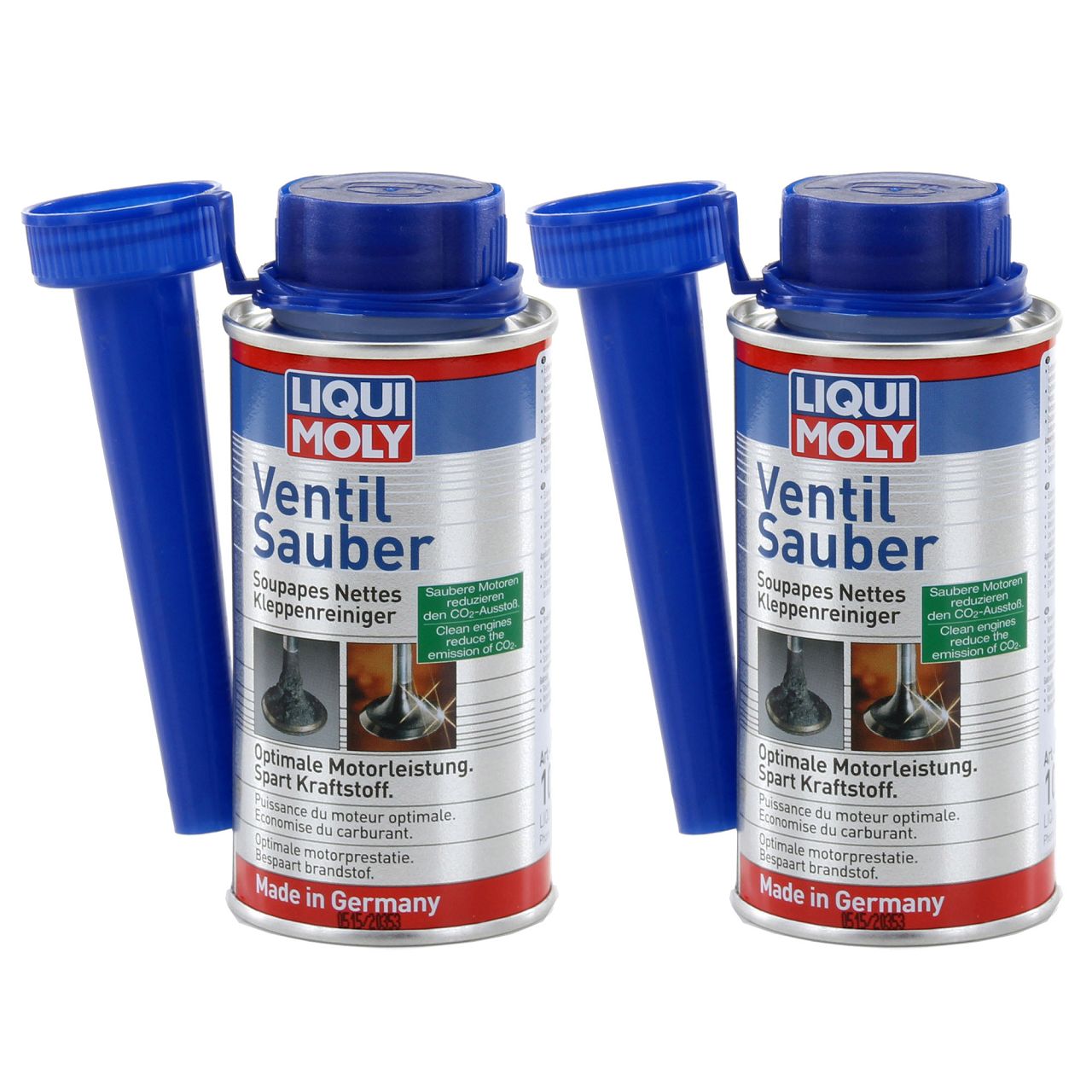 2x 150ml LIQUI MOLY Ventil Sauber Reiniger Kraftstoff Benzin Additiv 1014