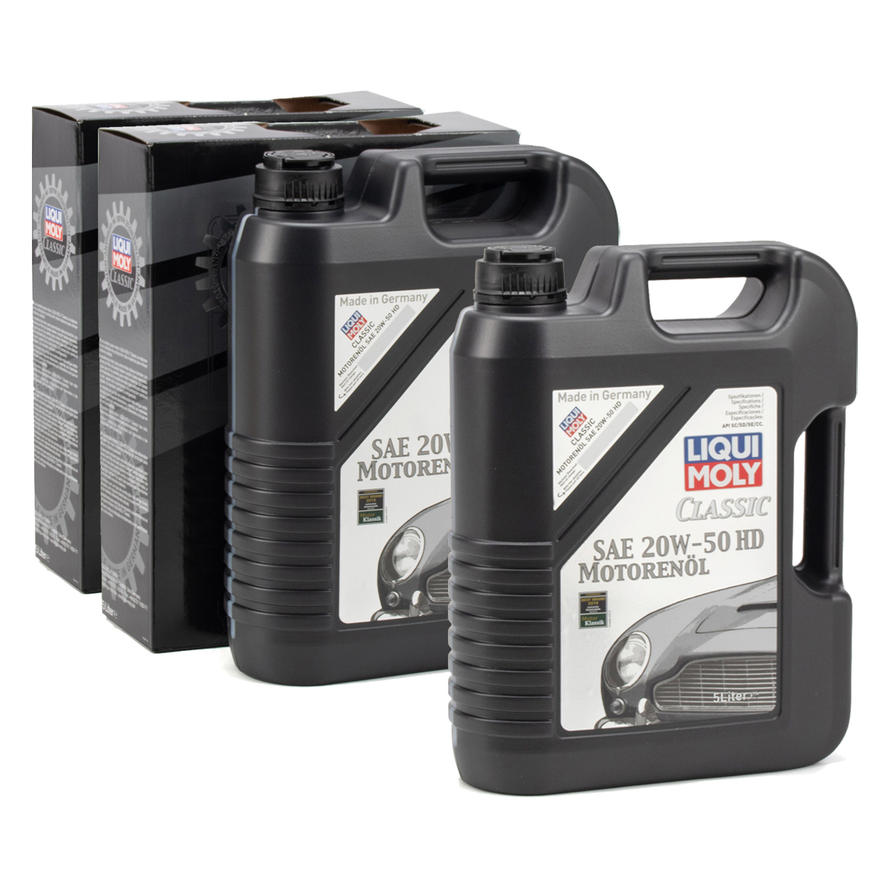 10L 10 Liter LIQUI MOLY Motoröl Öl CLASSIC 20W-50 20W50 HD Oldtimer Youngtimer