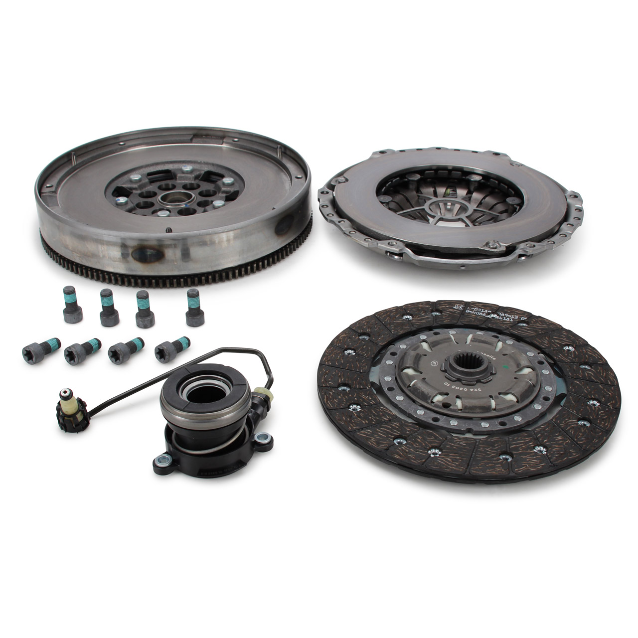 LUK 600023700 Kupplungssatz + Zentralausrücker + ZMS OPEL Astra H Corsa D Meriva 1.7 CDTI