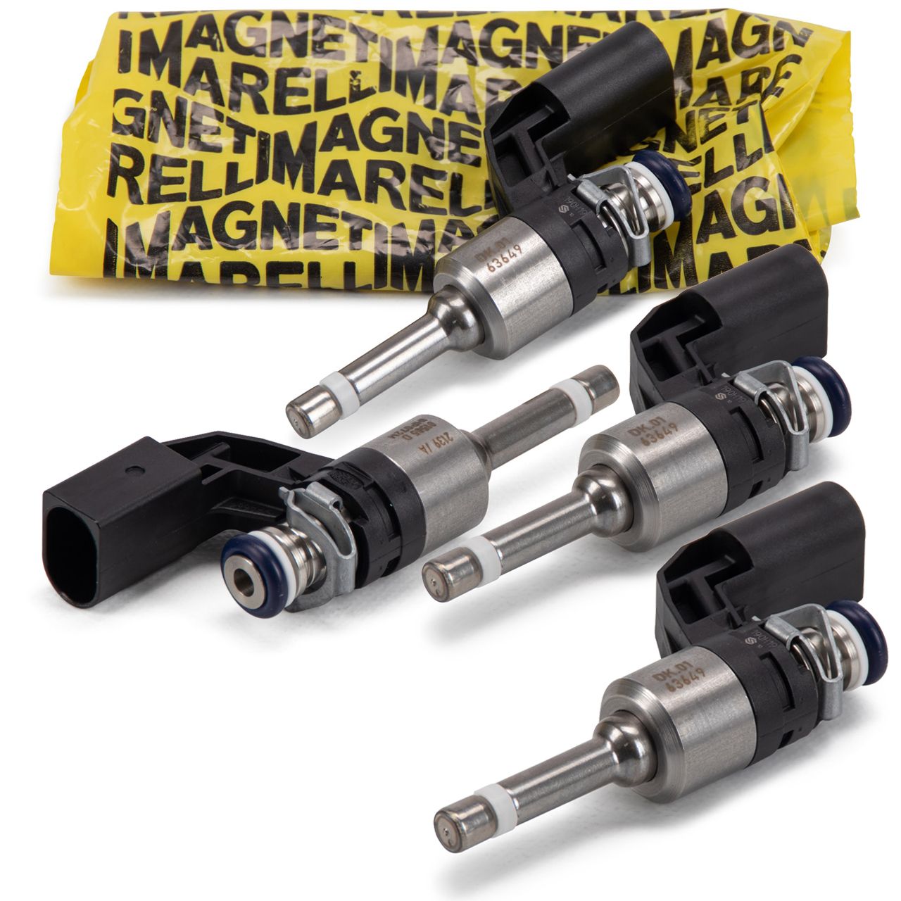 4x MAGNETI MARELLI Einspritzventil für AUDI A1 SKODA VW GOLF 5 6 PASSAT 1.4 TSI