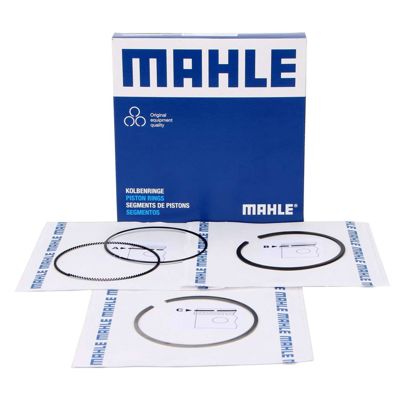 MAHLE 503RS001000N0 Kolbenringsatz PORSCHE 997 3.8 Carrera S 99710305305