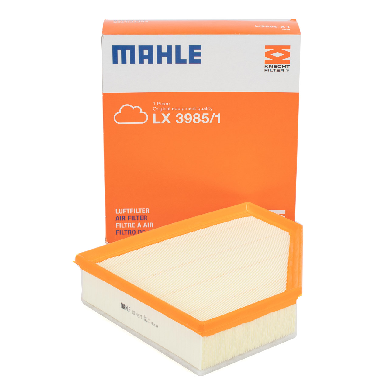 MAHLE LX3985/1 Luftfilter BMW 3er G20 G21 316-340d 4er G22 G23 420-440d 2er G42 220d B47