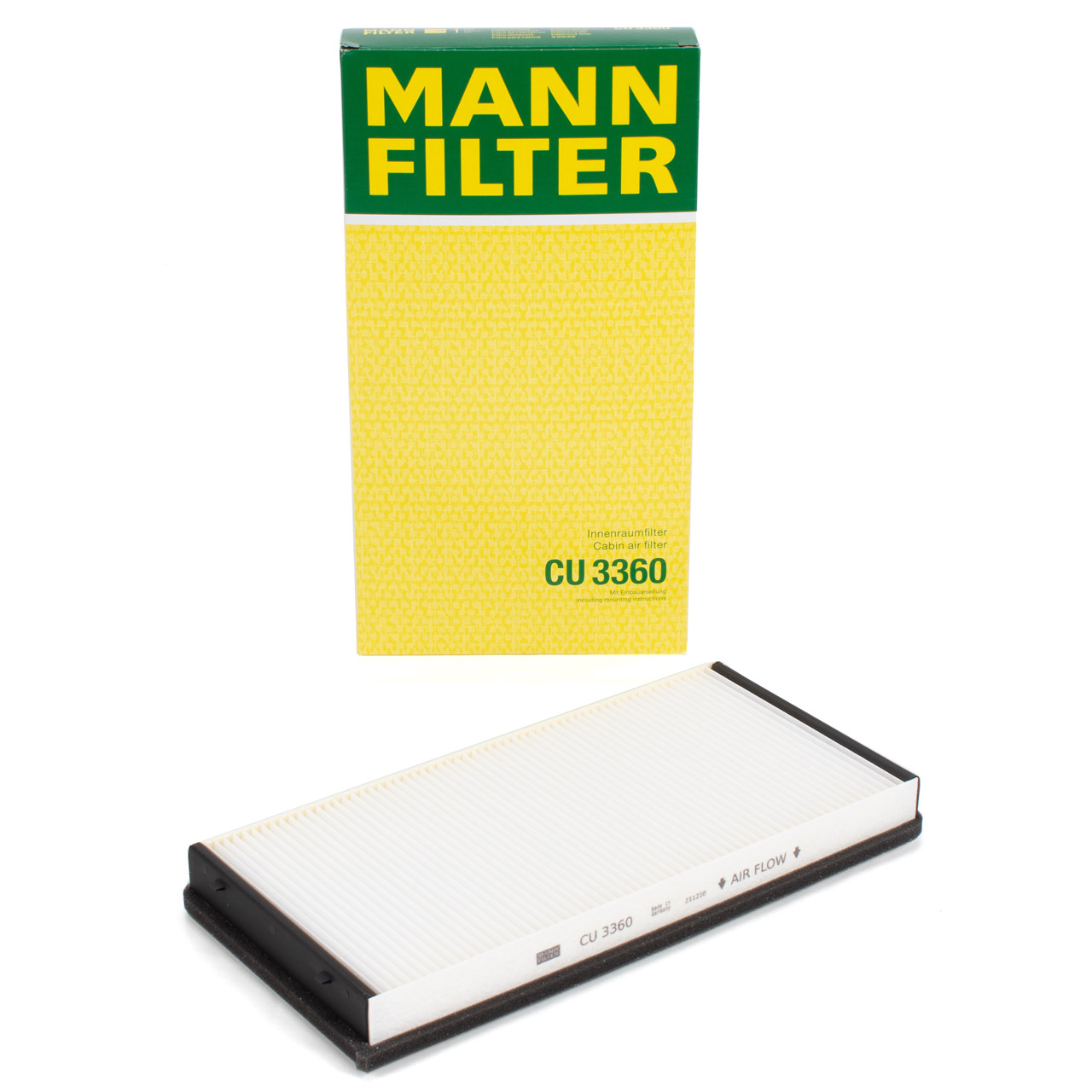 MANN CU3360 Innenraumfilter Pollenfilter PORSCHE 996 997 Boxster Cayman (986 987)