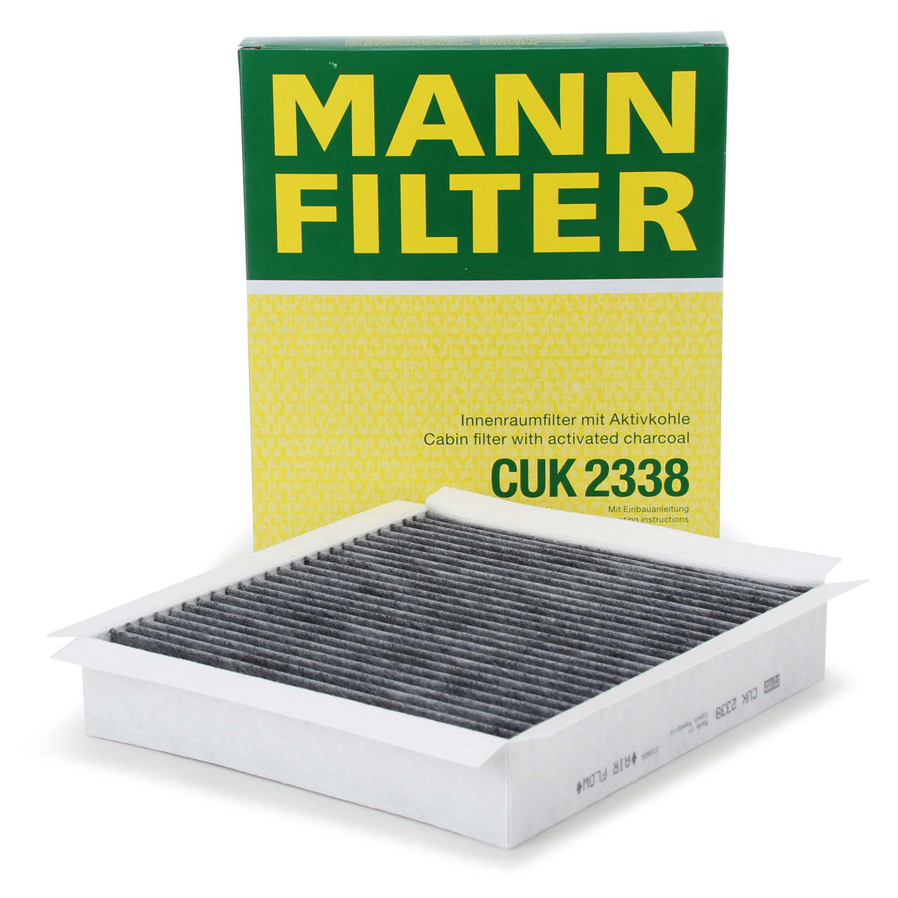 MANN CUK2338 Innenraumfilter Aktivkohlefilter MERCEDES-BENZ M-Klasse W163 1638350047