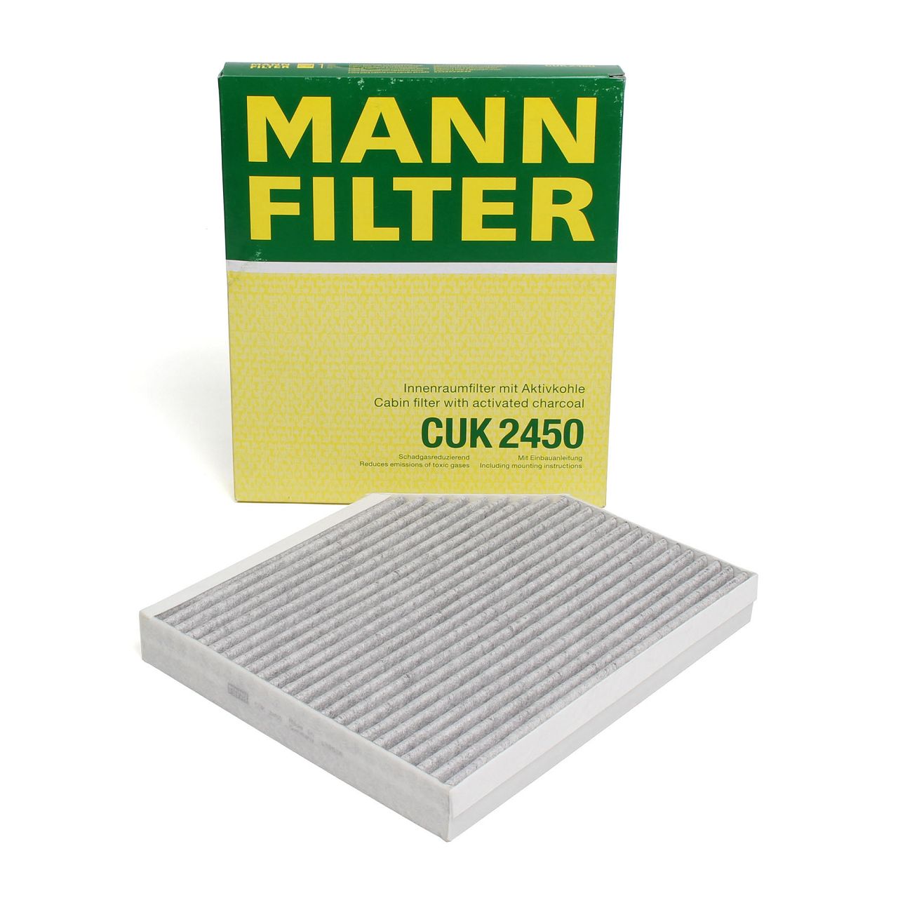 MANN CUK2450 Innenraumfilter Aktivkohle AUDI A4 B8 A5 8T 8F Q5 8R PORSCHE Macan 95B