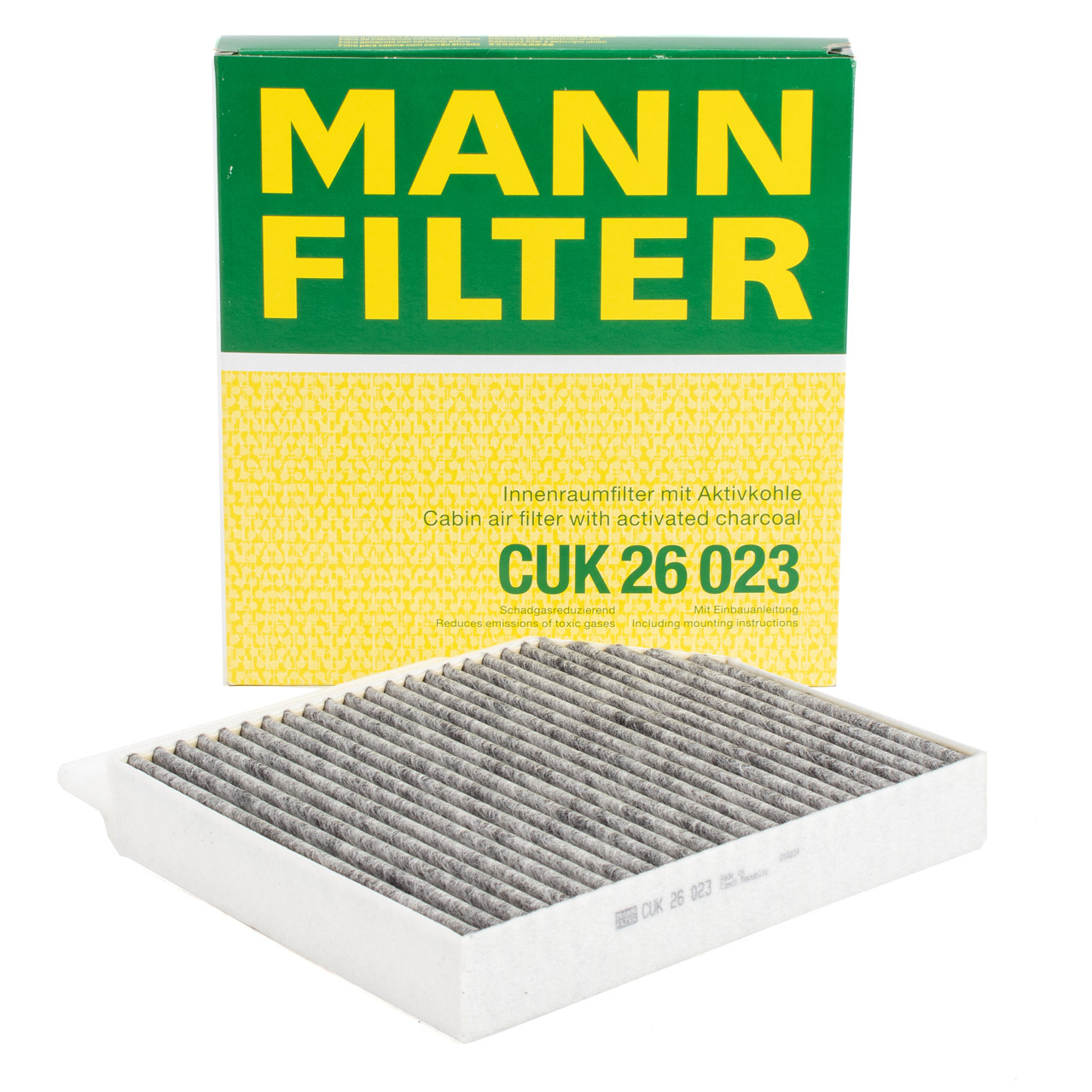 MANN CUK26023 Innenraumfilter Aktivkohlefilter MERCEDES C204 W205 W213 W463 2058350147