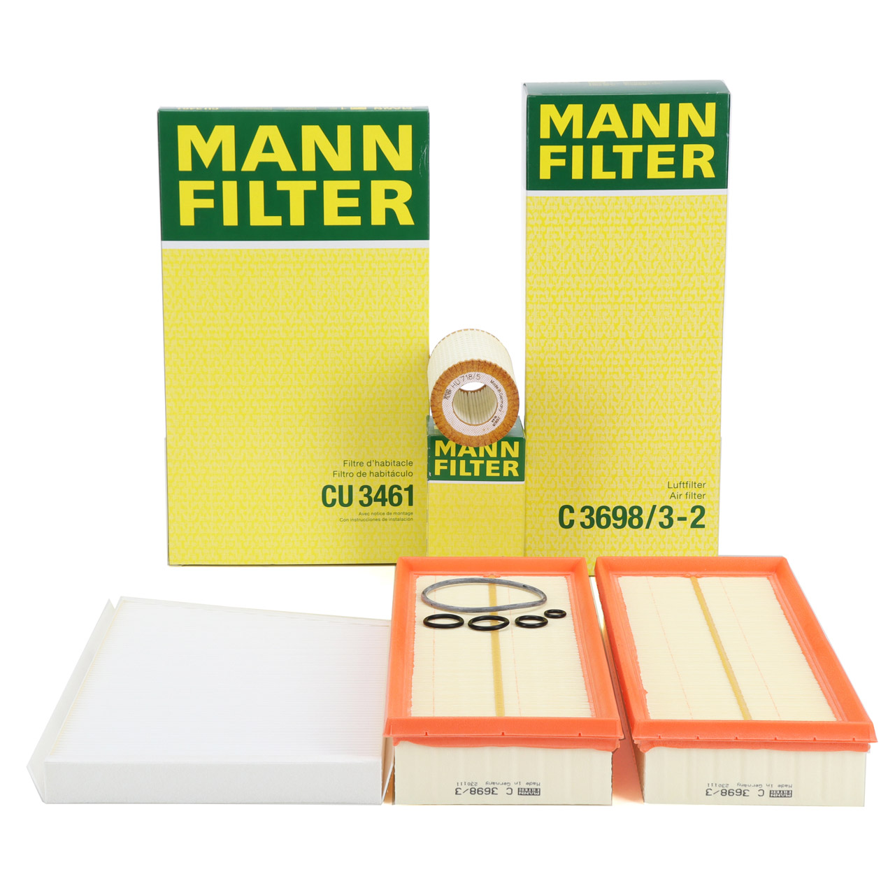 MANN Filter-Set MERCEDES C-Klasse W203 S203 CL203 CLK C209 A209 230-55AMG M272