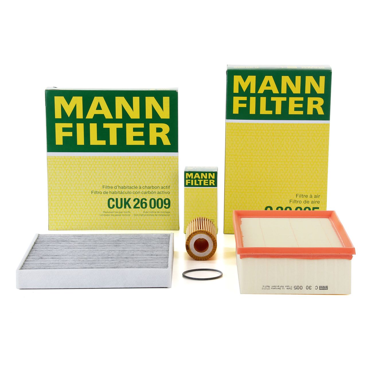 MANN Filter-Set VW Golf 7 Passat B8 Tiguan CUPRA Ateca AUDI A3 8V TT 1.8/2.0 TSI GTI / R