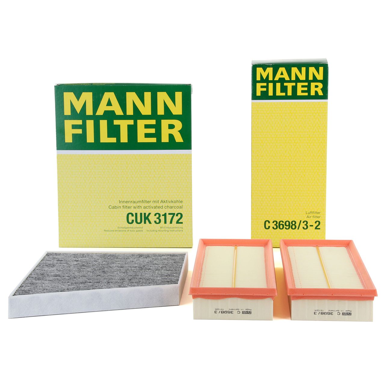 MANN Filter-Set MERCEDES W211 S211 C219 230-55AMG M112 M113 M272